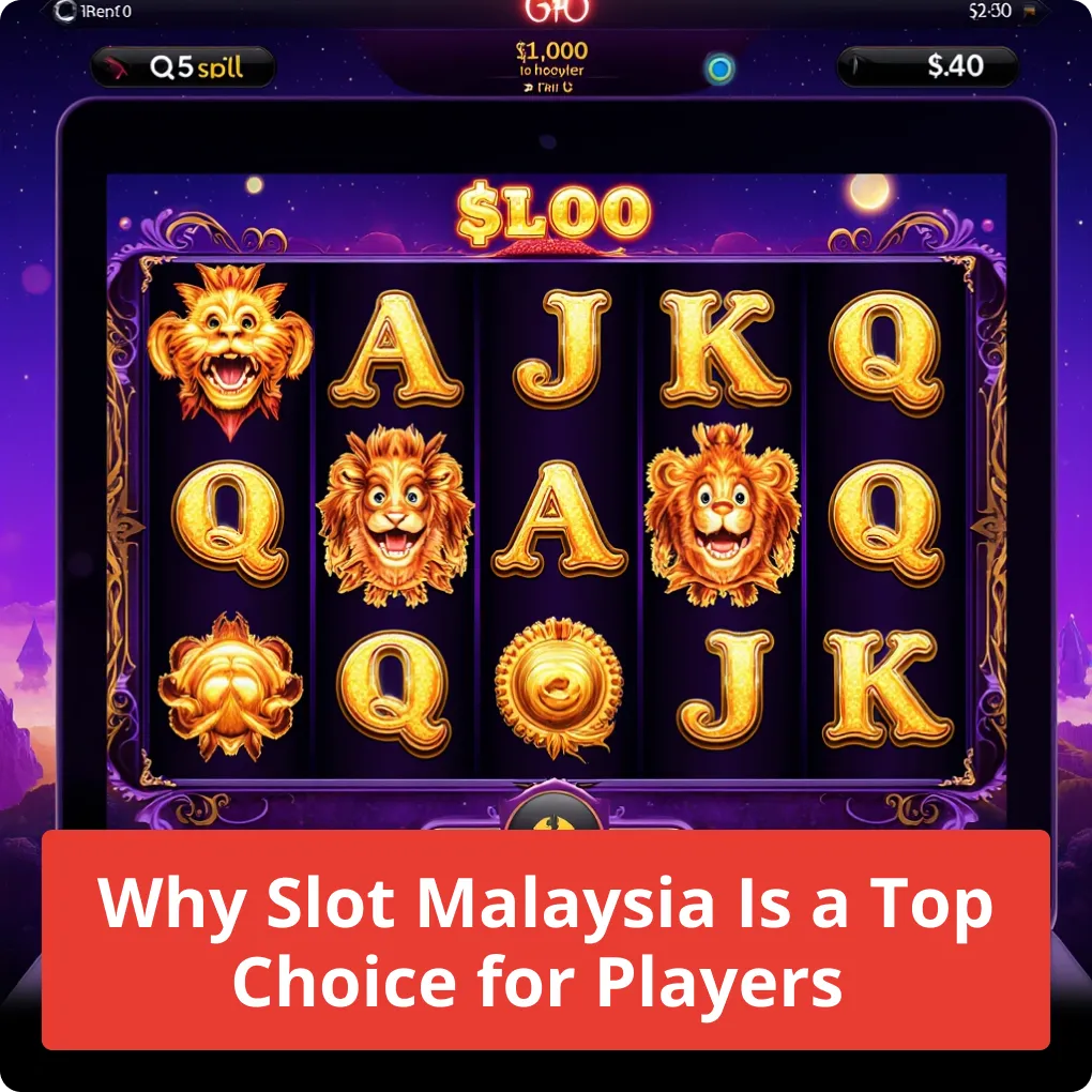 Why Slot Malaysia Is a Top Choice for Players